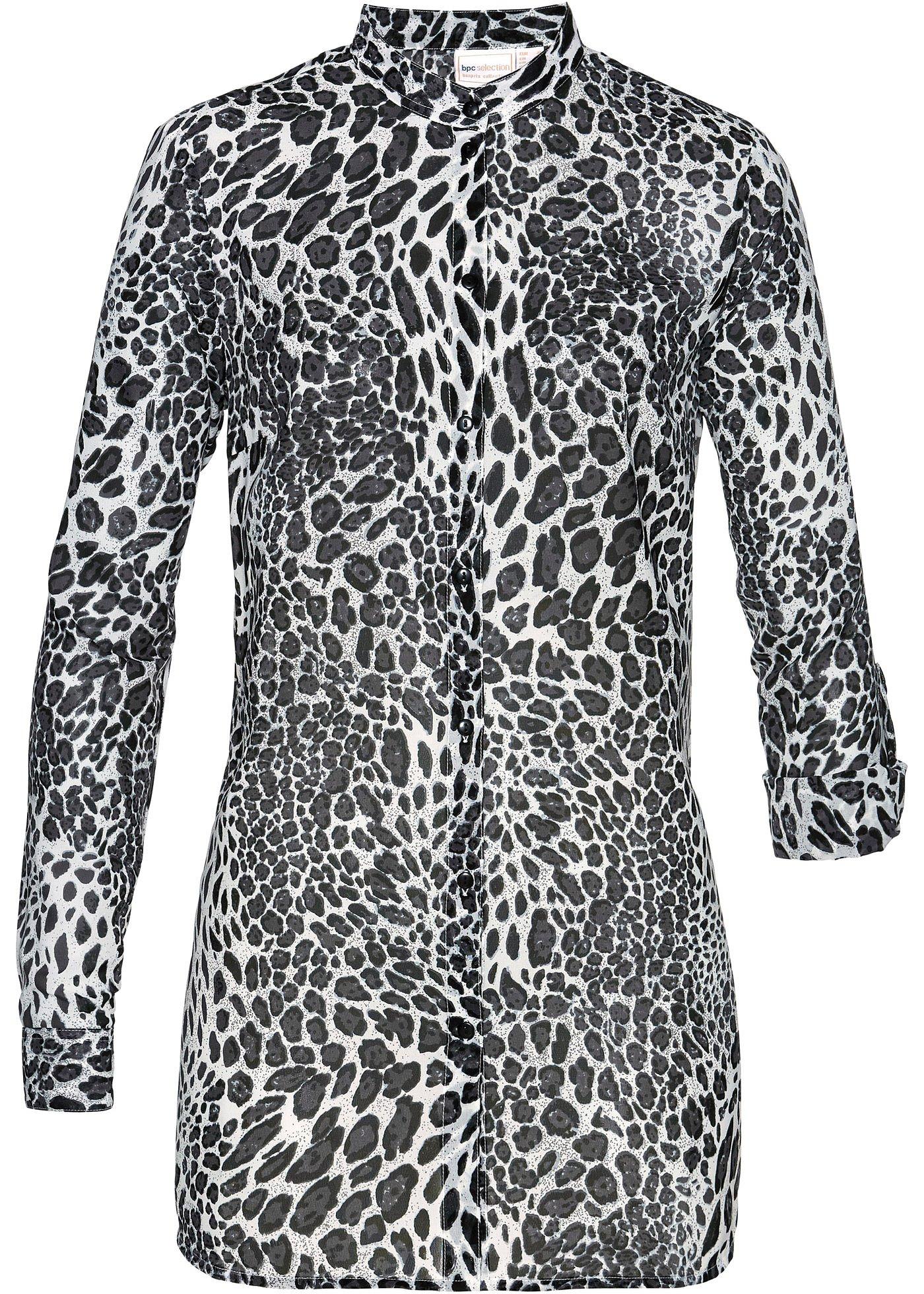 Lange blouse van chiffon