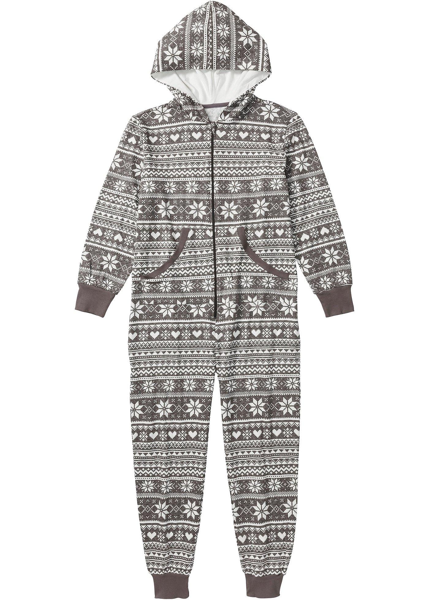 Pyjama onesie van sweat