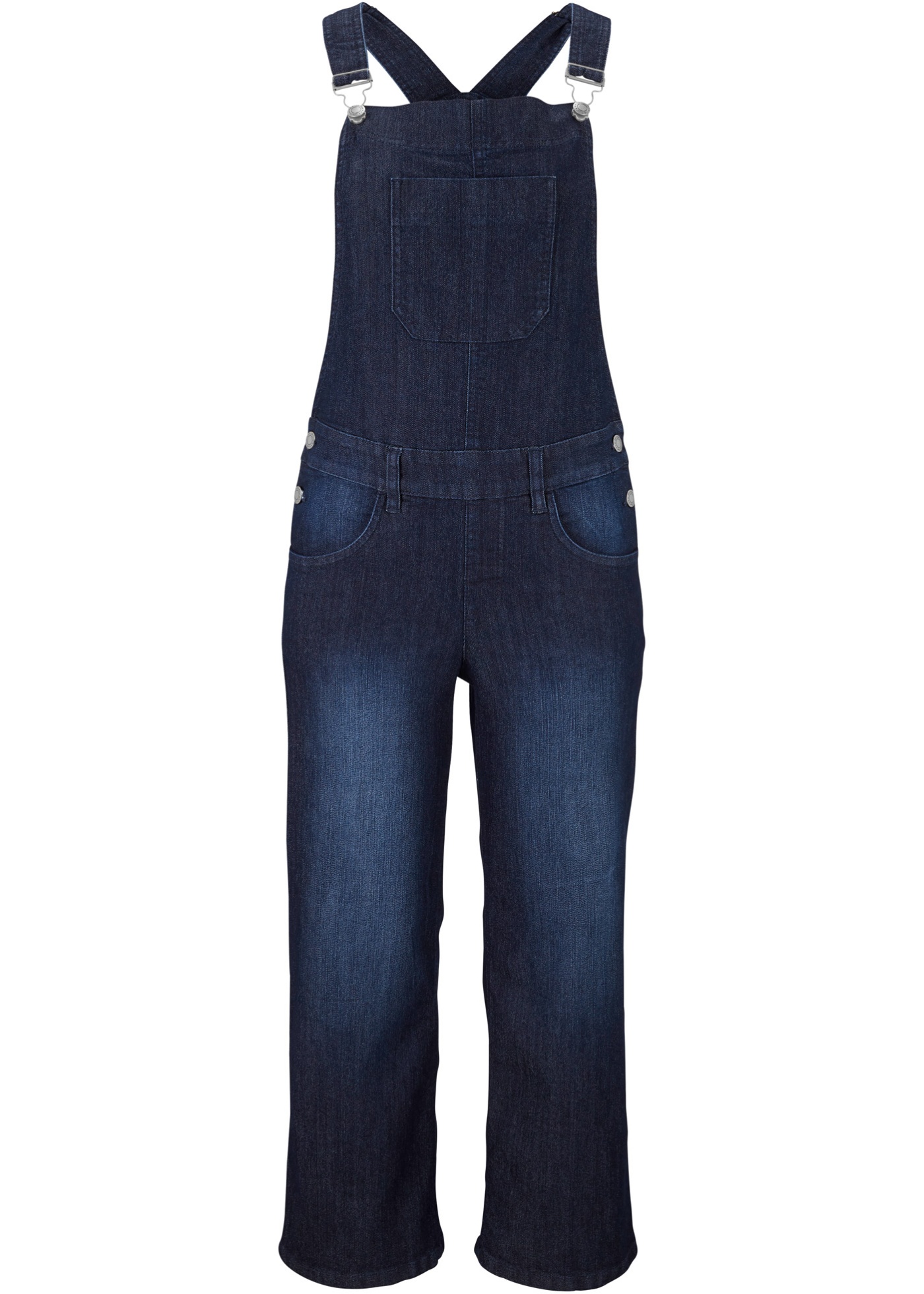 Denim tuinbroek, wide