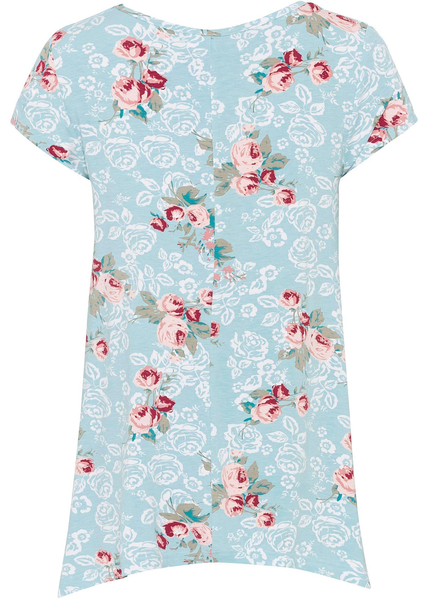 Longshirt met bloemenprint