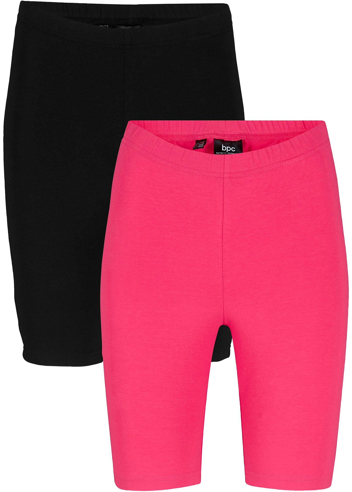 Korte legging met stretch (set van 2)