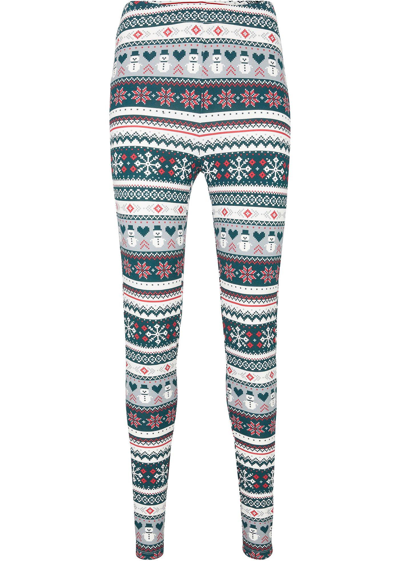 Legging met kerstprint