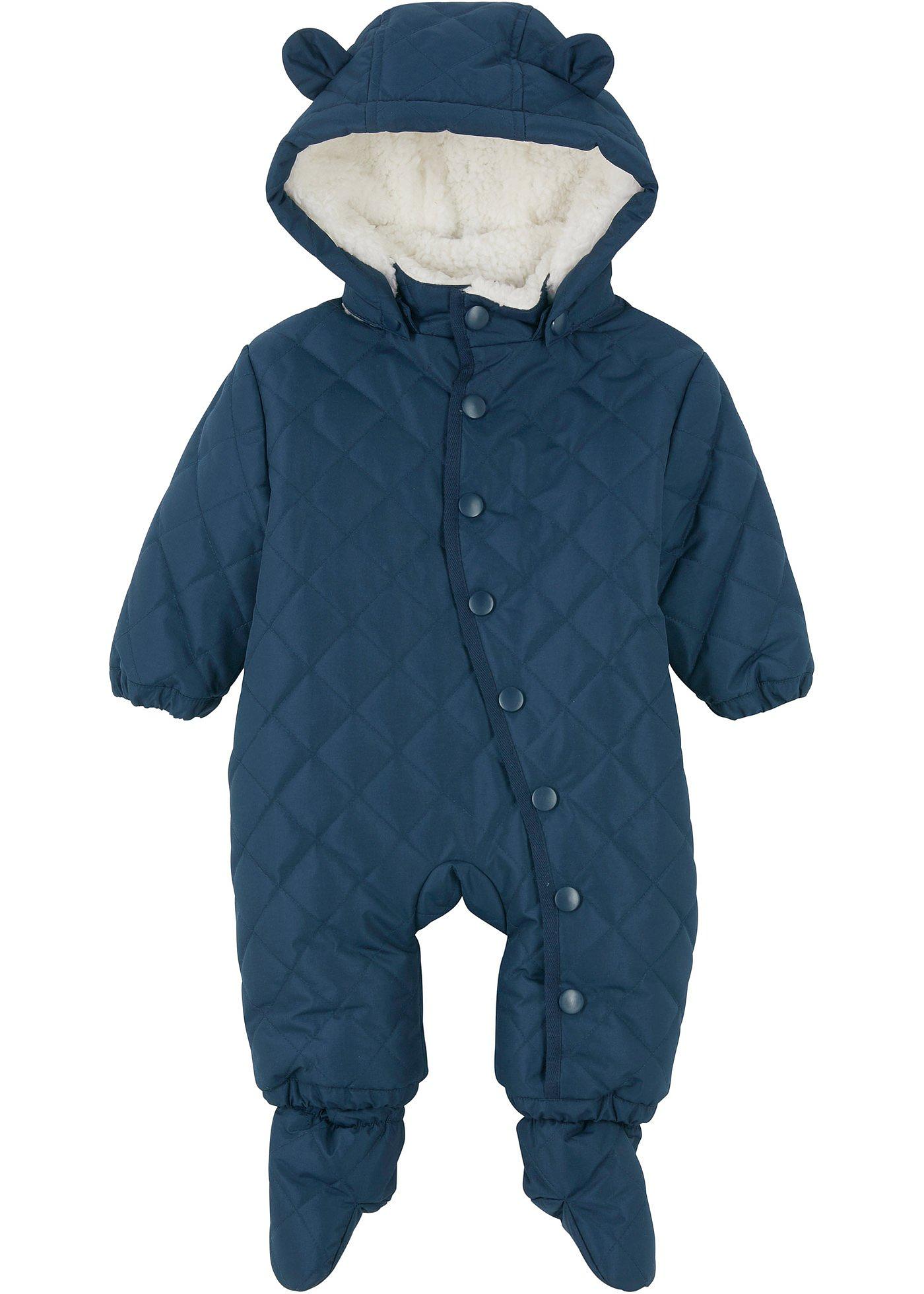 Baby sneeuwpak met voetjes (2-dlg. set)