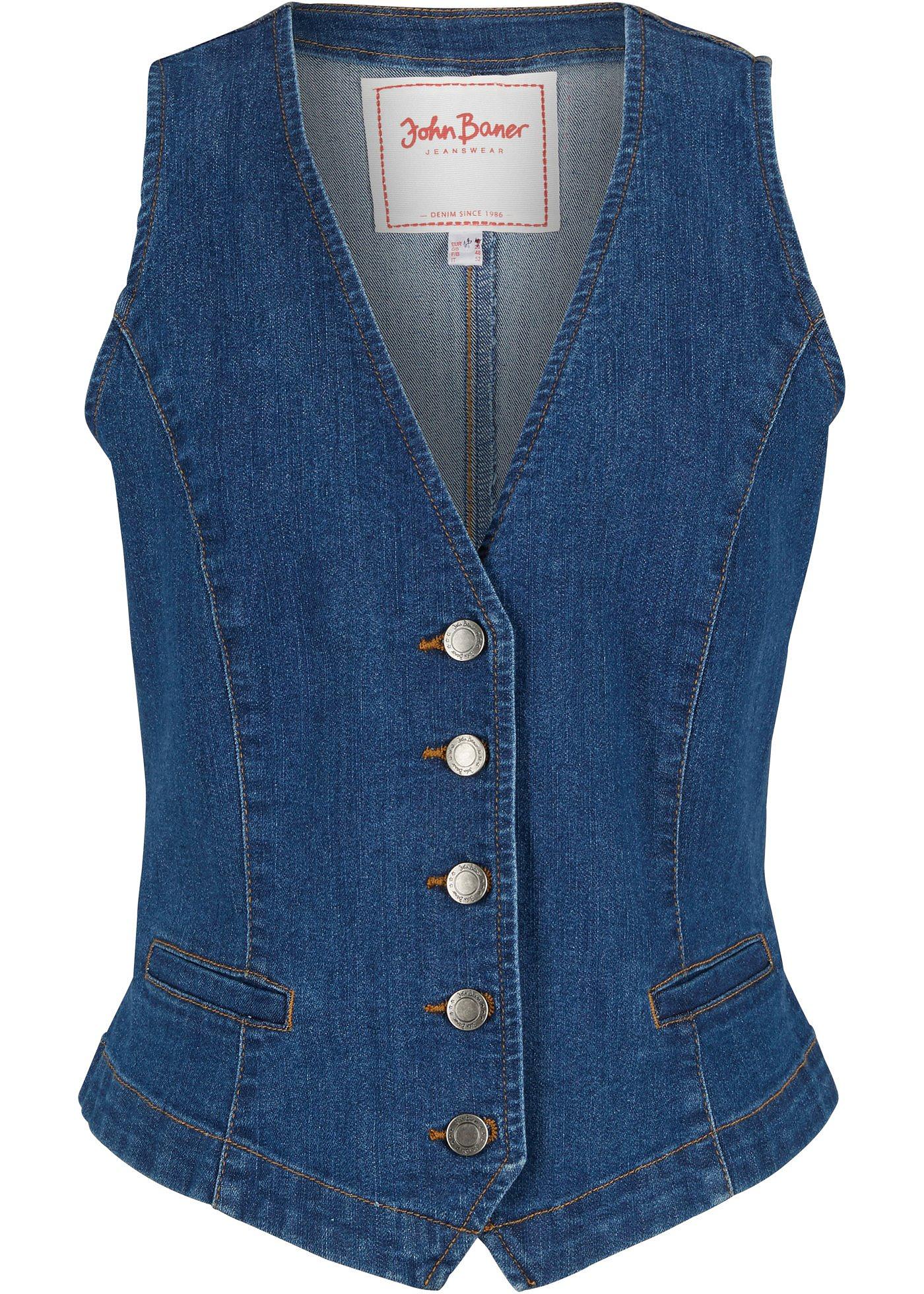 Stretch jeans gilet