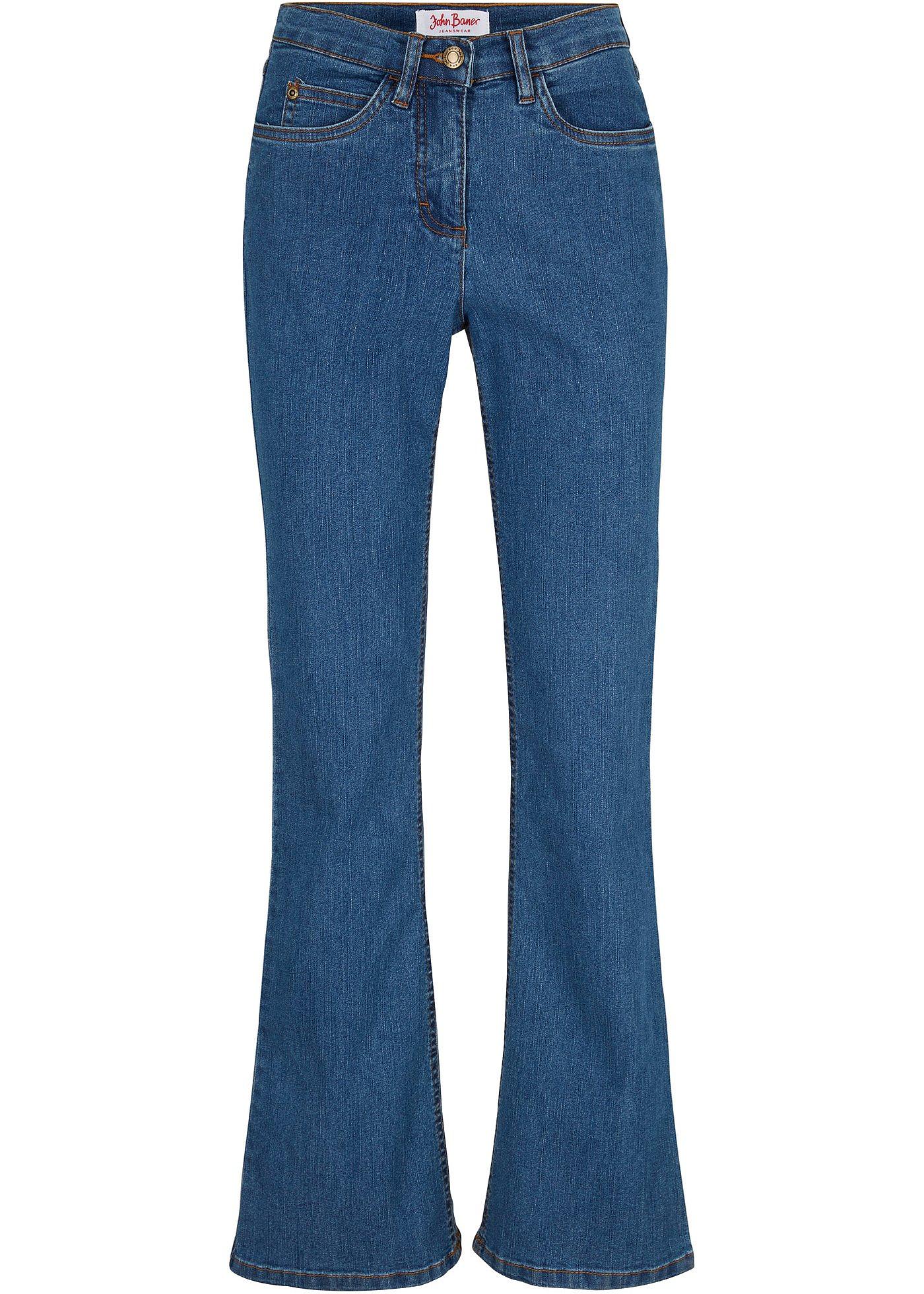 Comfort stretch jeans, bootcut