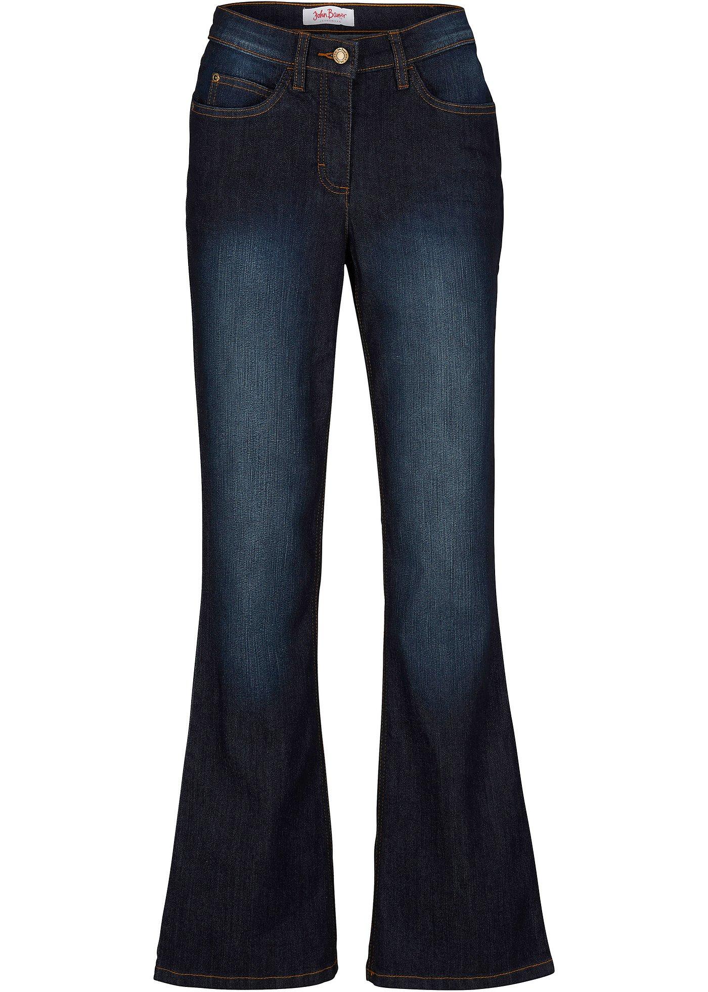 Comfort stretch jeans, bootcut