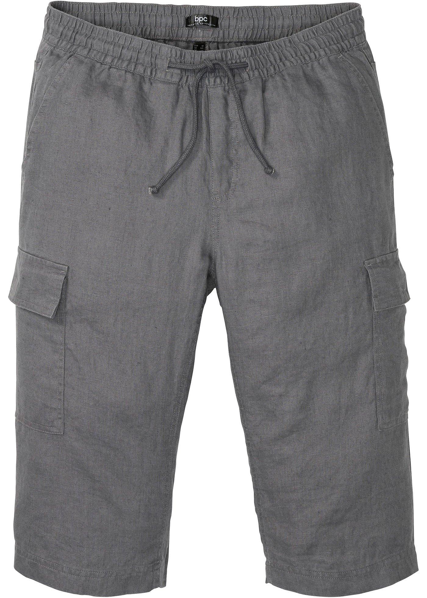 Cargo instapbermuda van linnenmix, regular fit