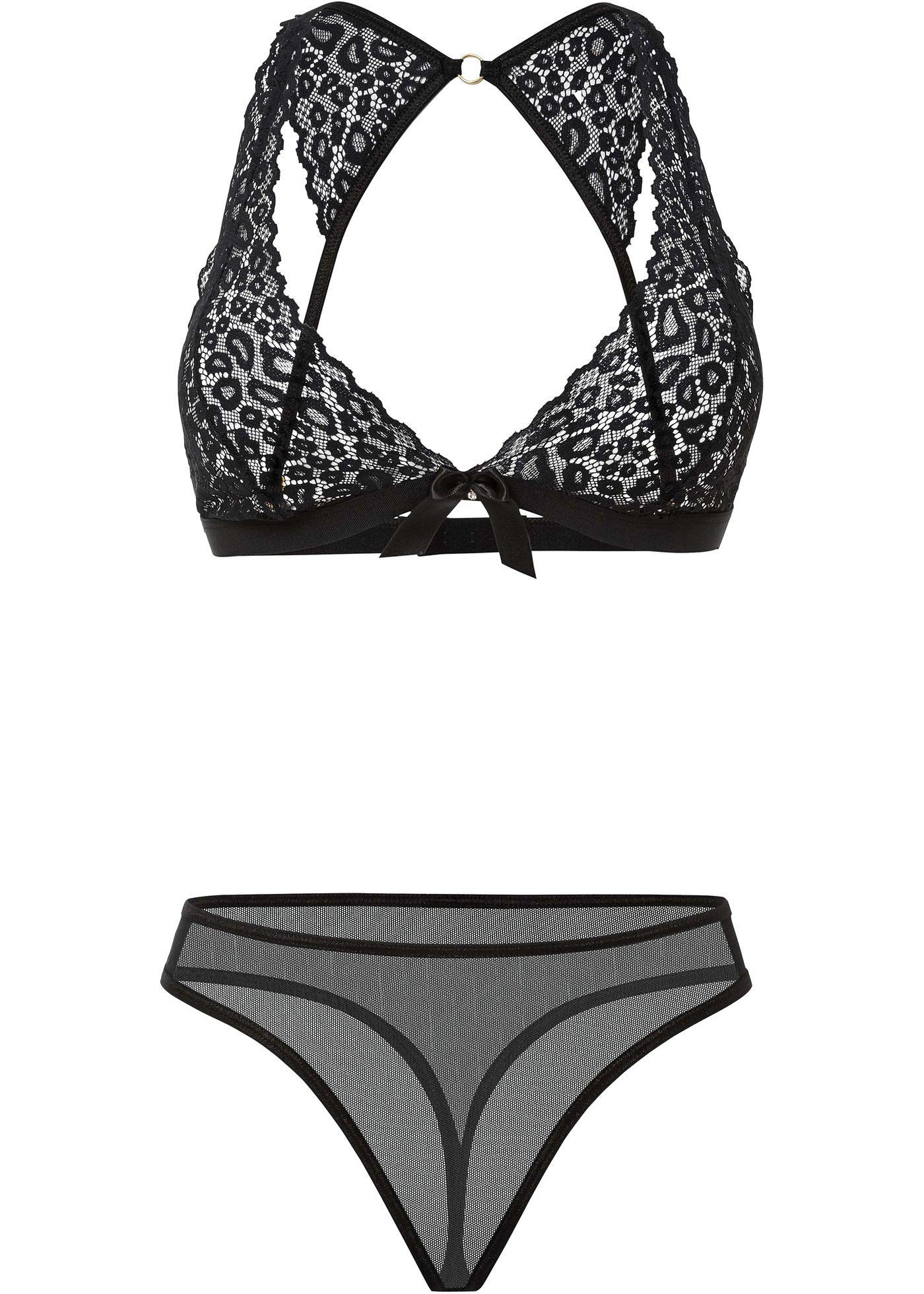 Bralette en string (2-dlg. set)