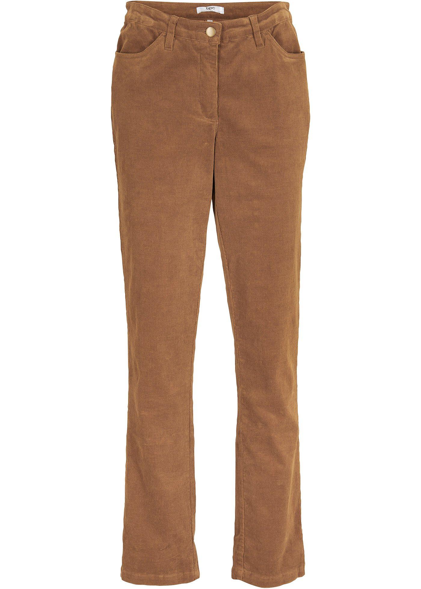 Stretch corduroy broek, straight