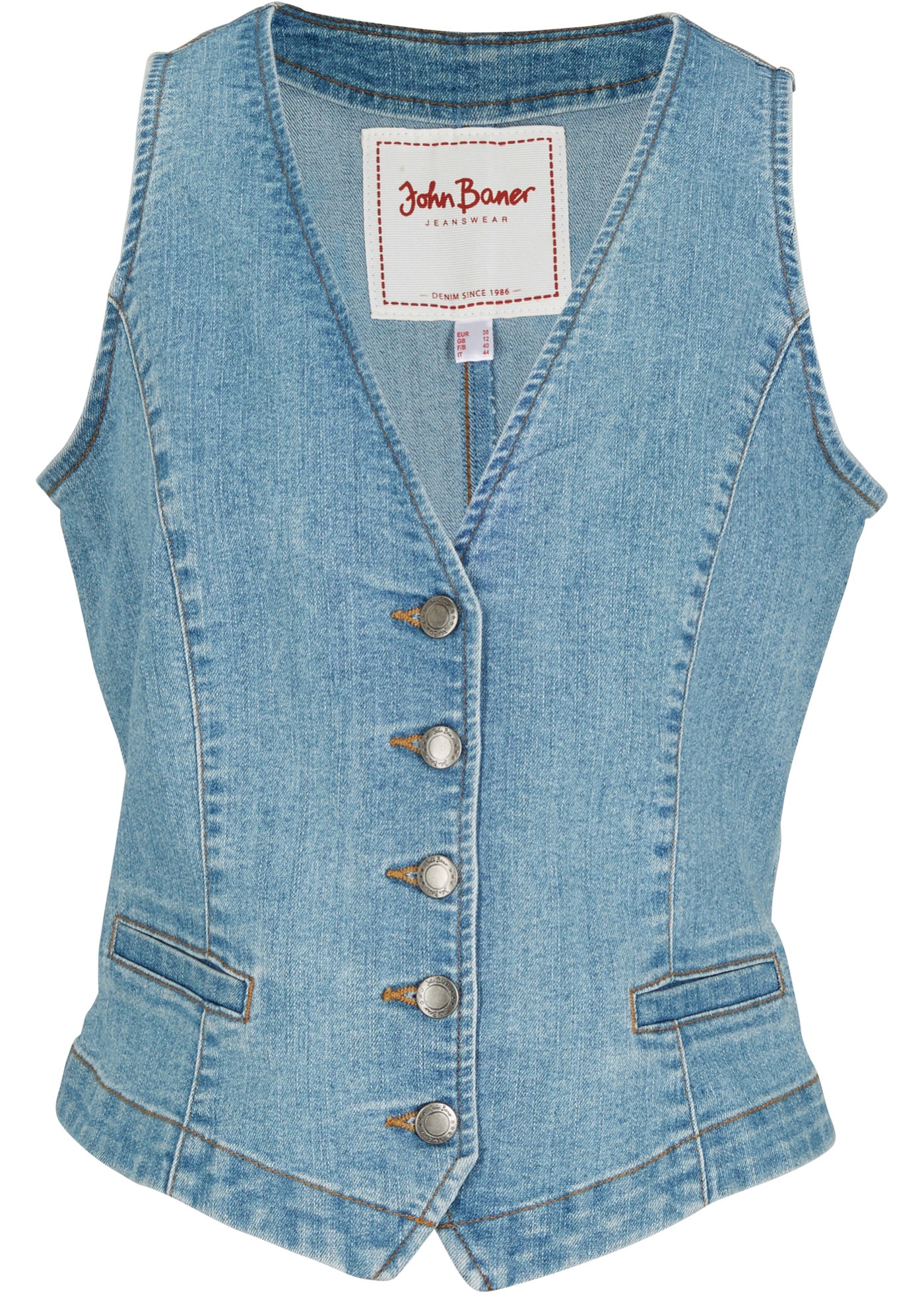 Stretch jeans gilet