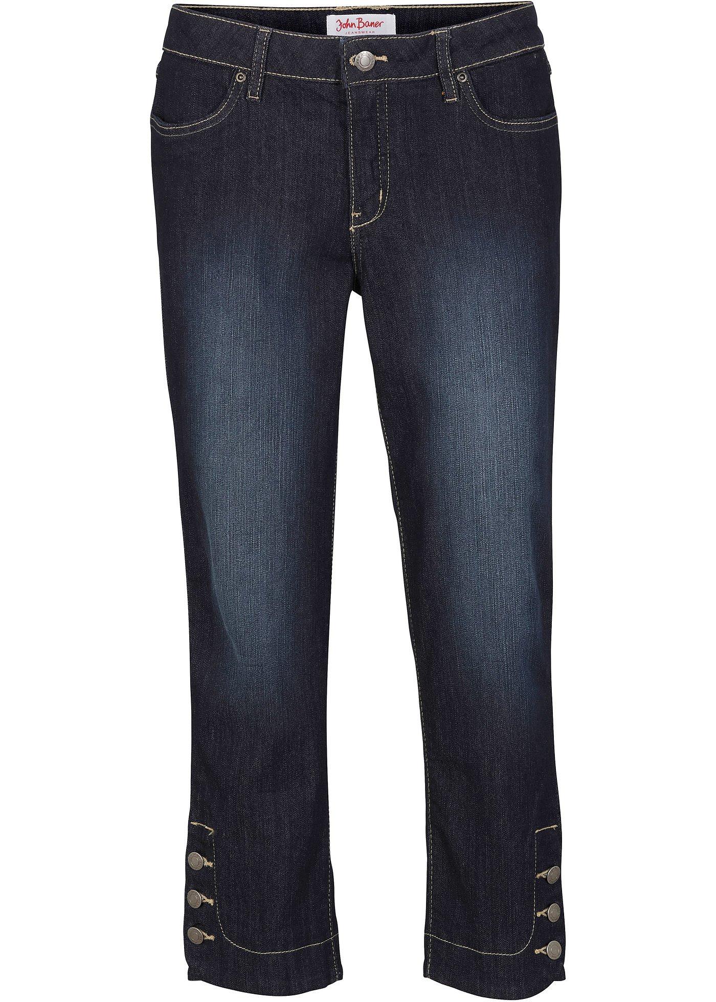 Slim fit 7/8 comfort stretch jeans