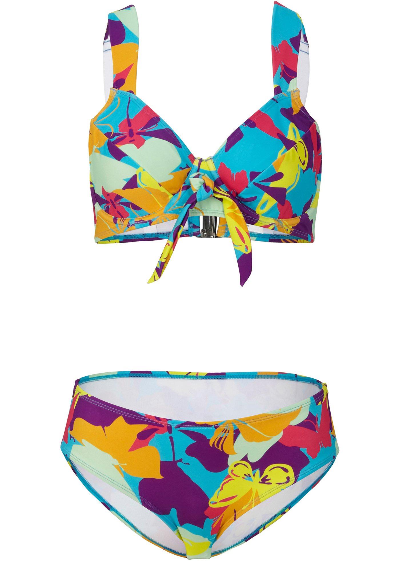 Minimizer beugel bikini met gerecycled polyamide (2-dlg. set)