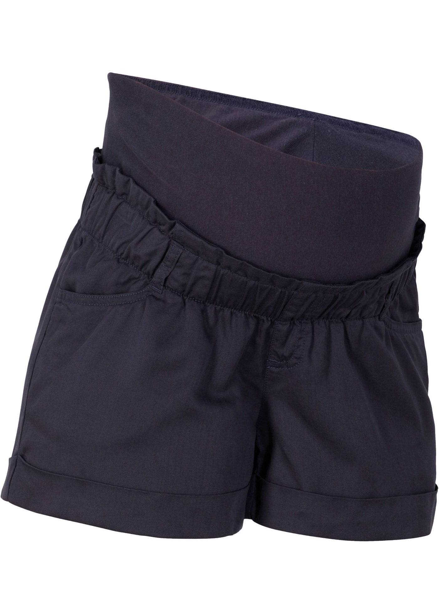 Twill zwangerschapsshort van lyocell