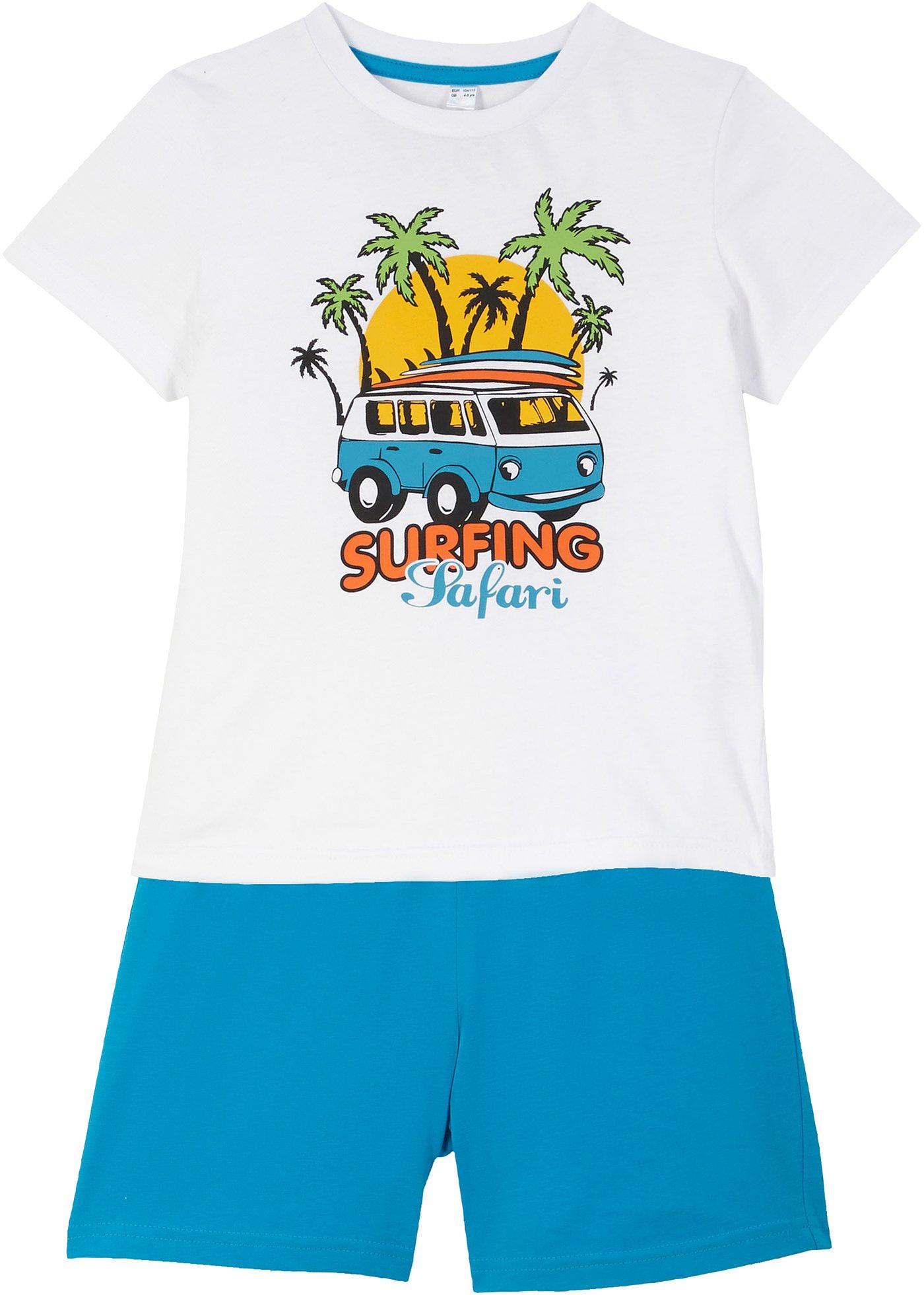 Kinderen T-shirt en shirt broek (2-dlg. set)