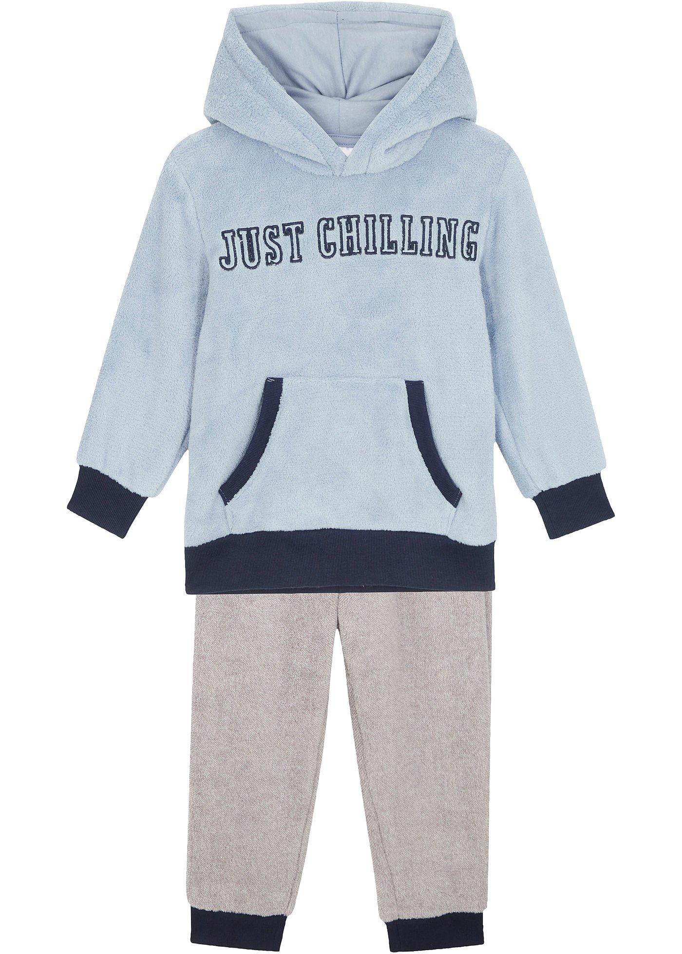 Kinderen teddy fleece loungewear pak (2-dlg. set)