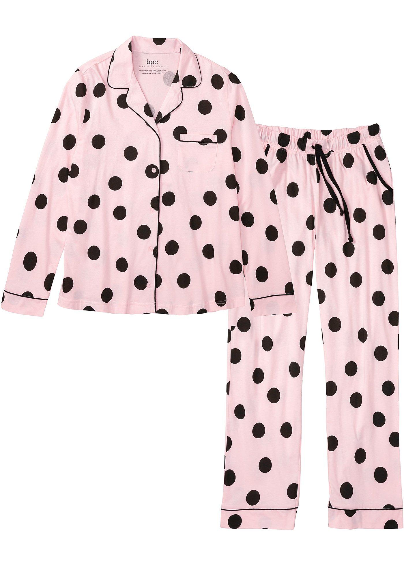 Pyjama met knoopsluiting (2-dlg. set)