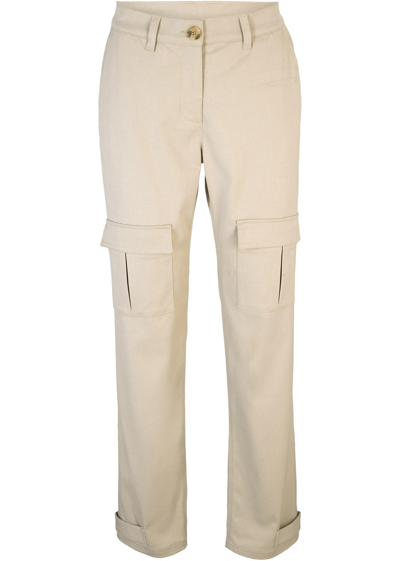 Cargo broek van twill