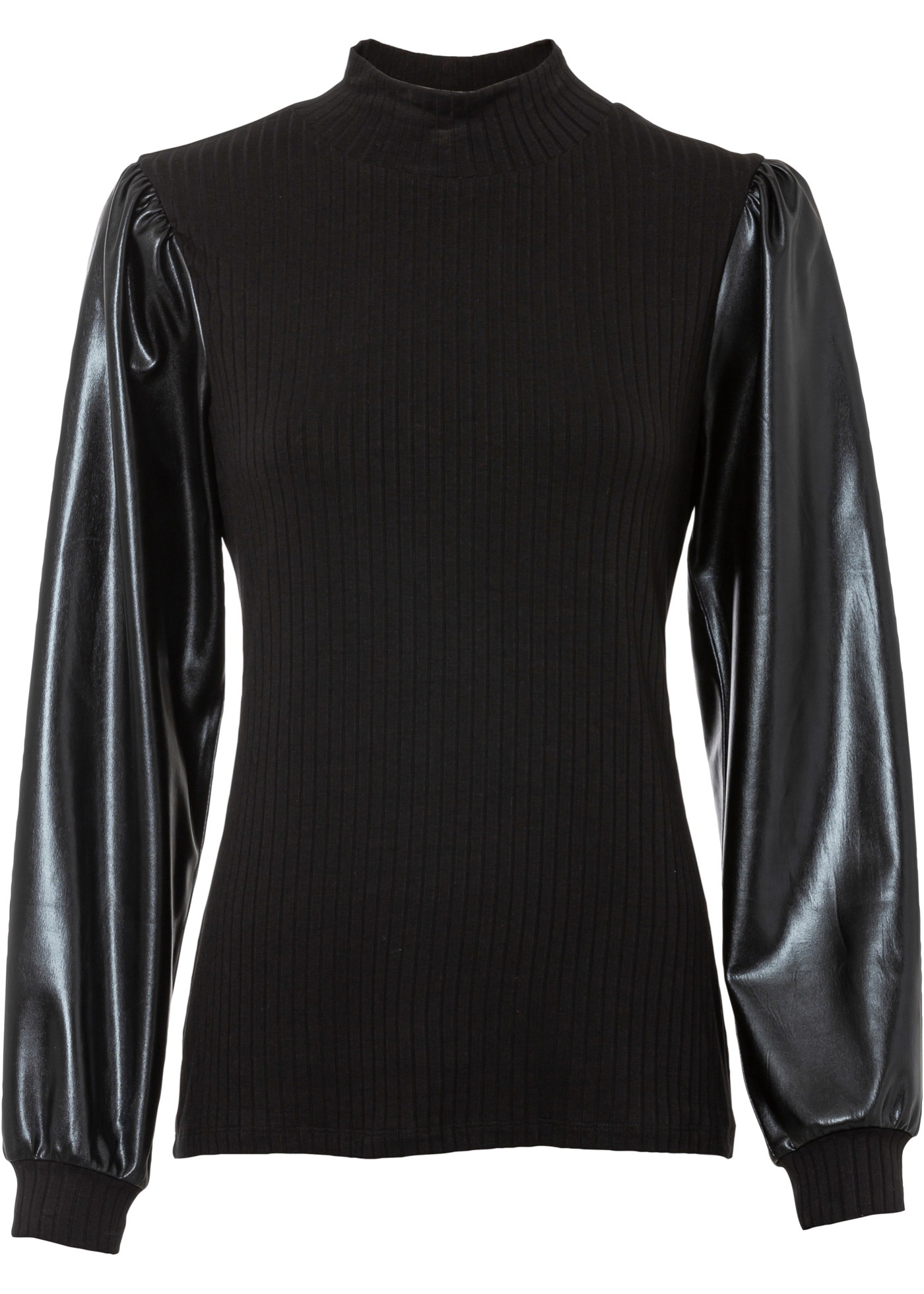 Longsleeve met gecoate mouwen