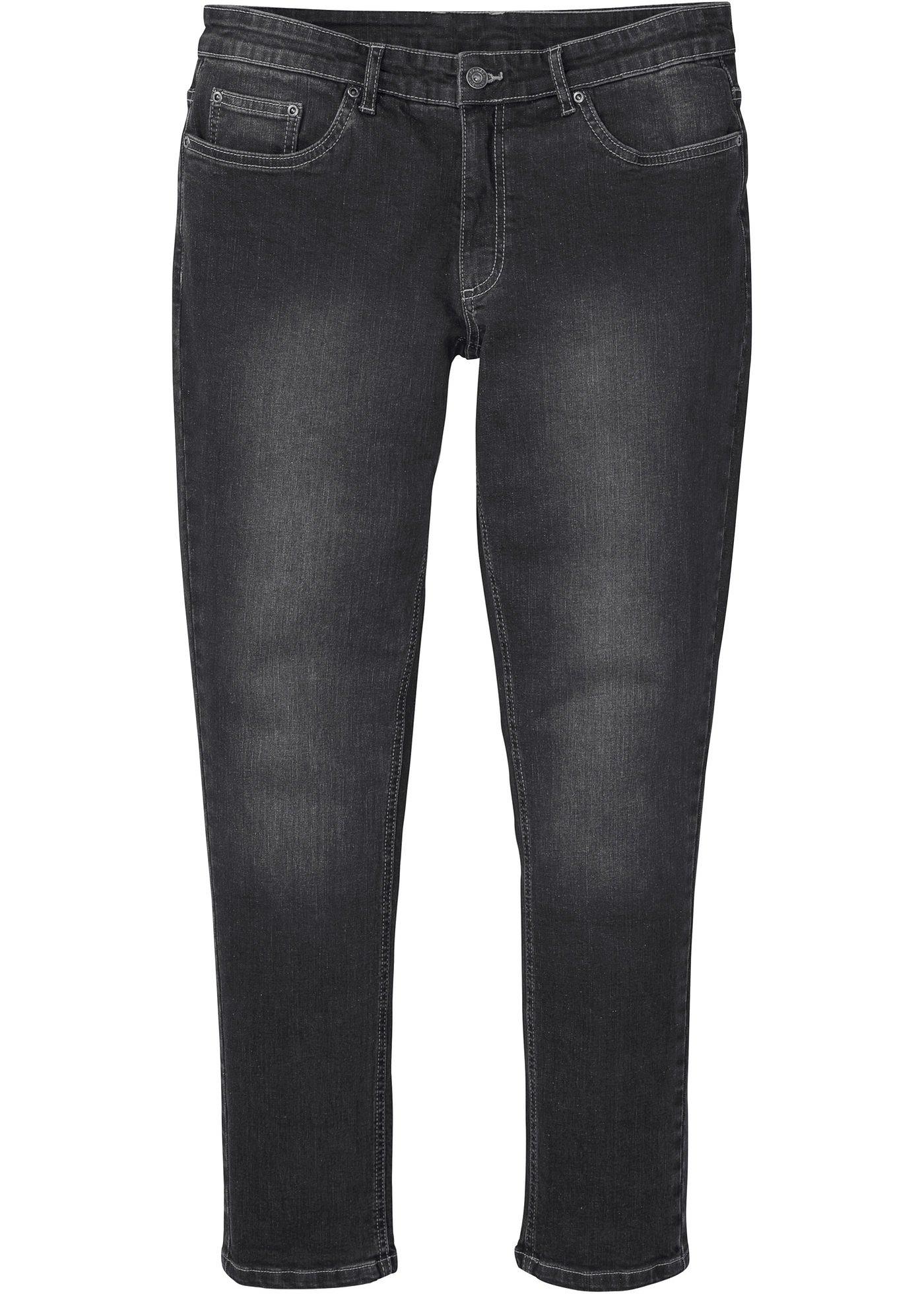 Slim fit stretch jeans, straight