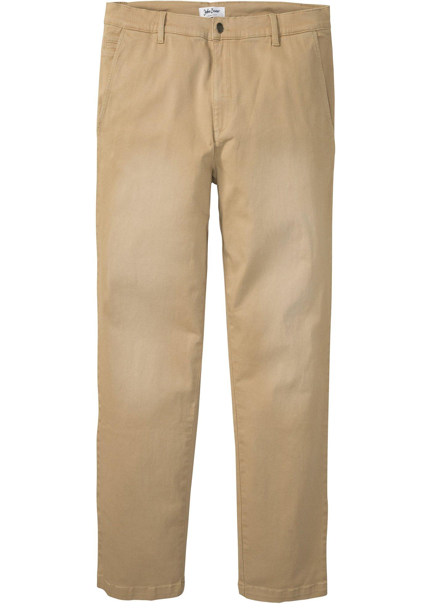 Classic fit coloured chino jeans, tapered