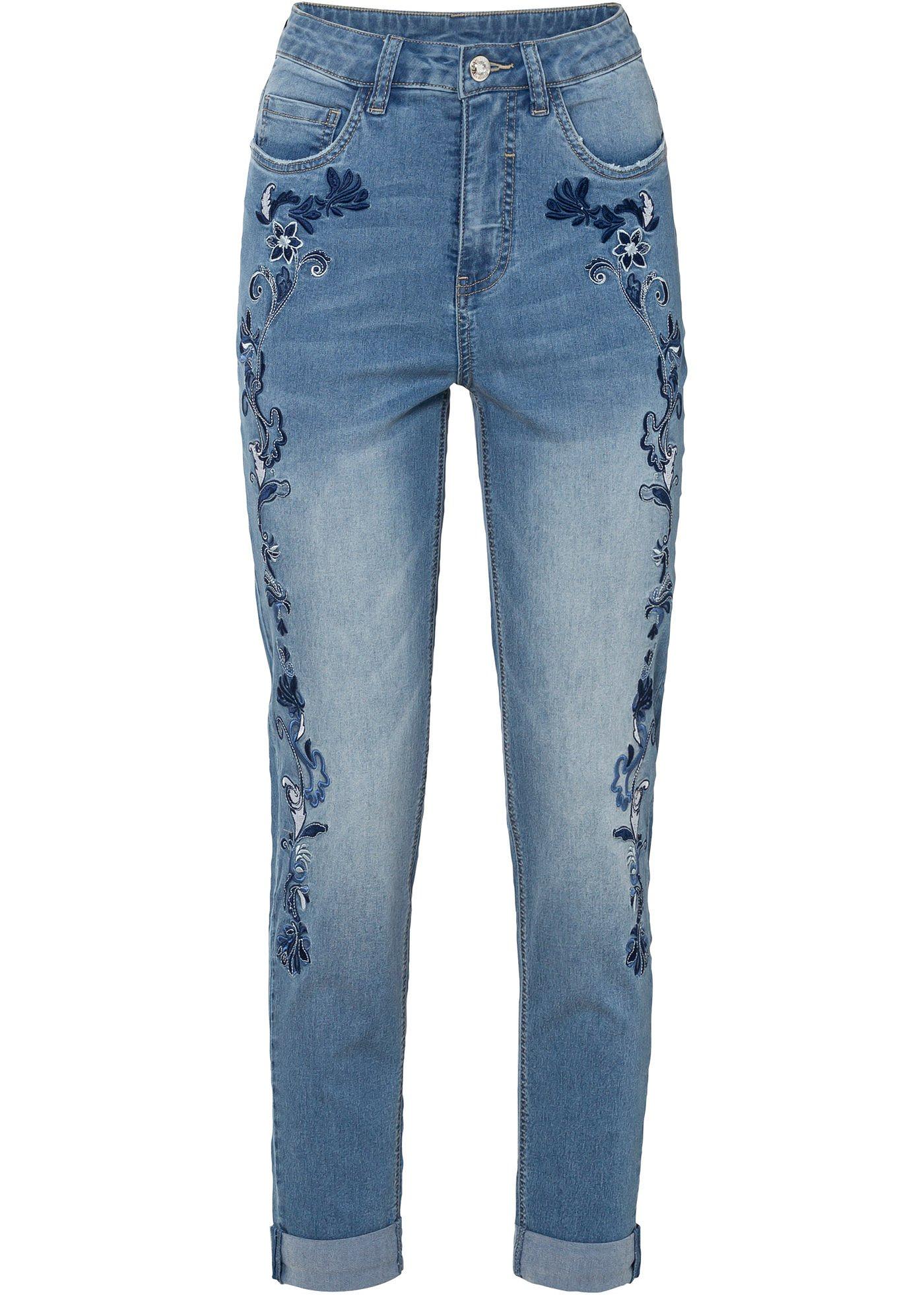 Jeans met borduursel