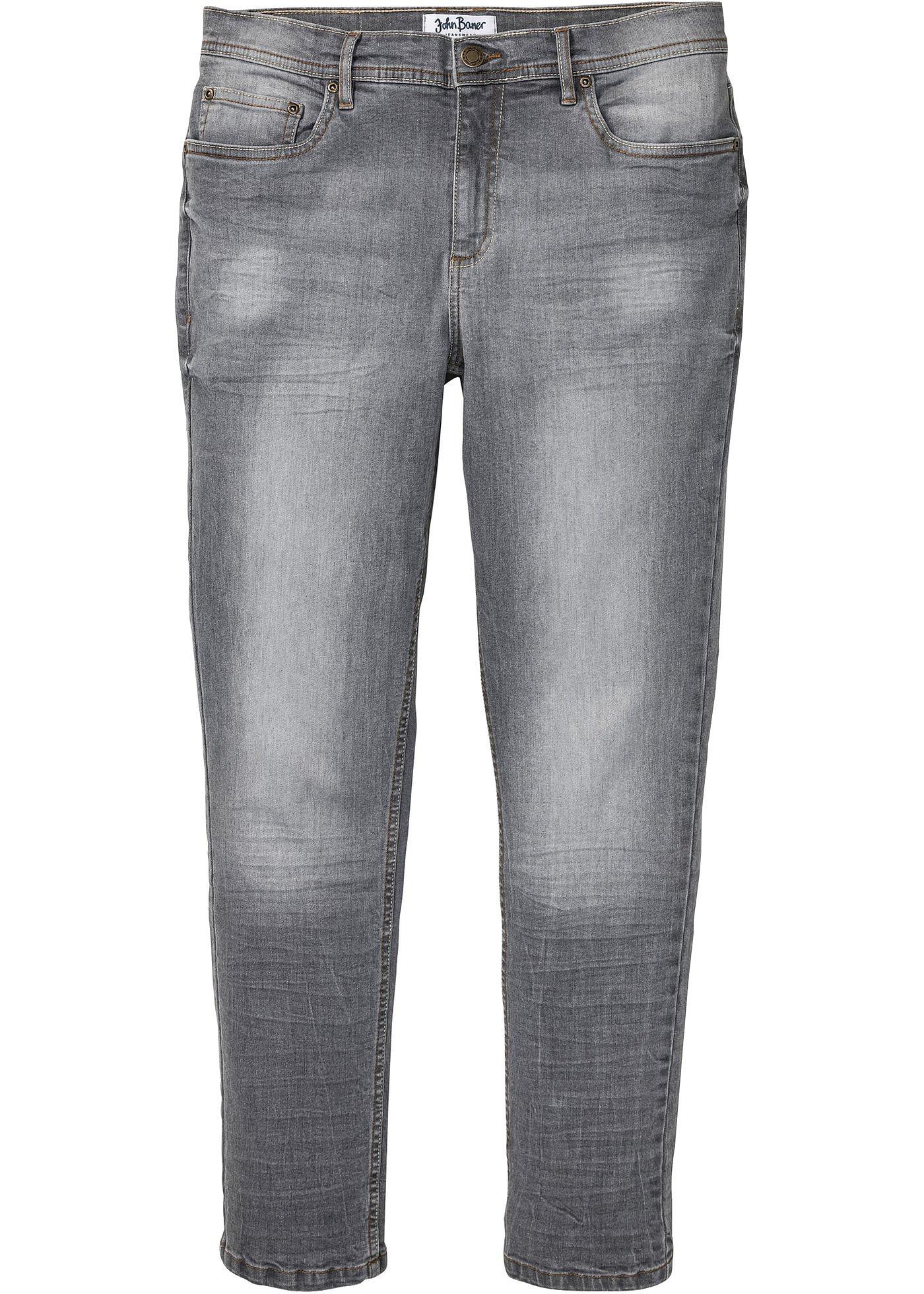 Slim fit stretch jeans, tapered