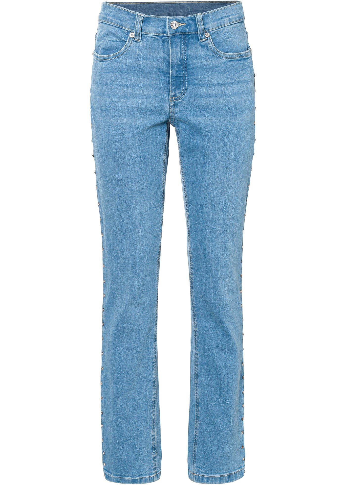 Stretch jeans met stras