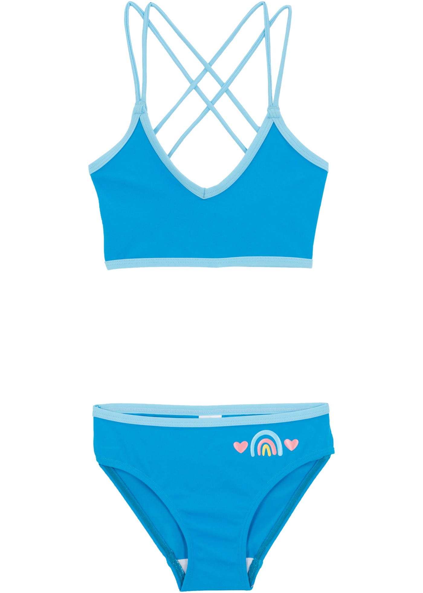 Meisjes bikini met gerecycled polyamide (2-dlg. set)