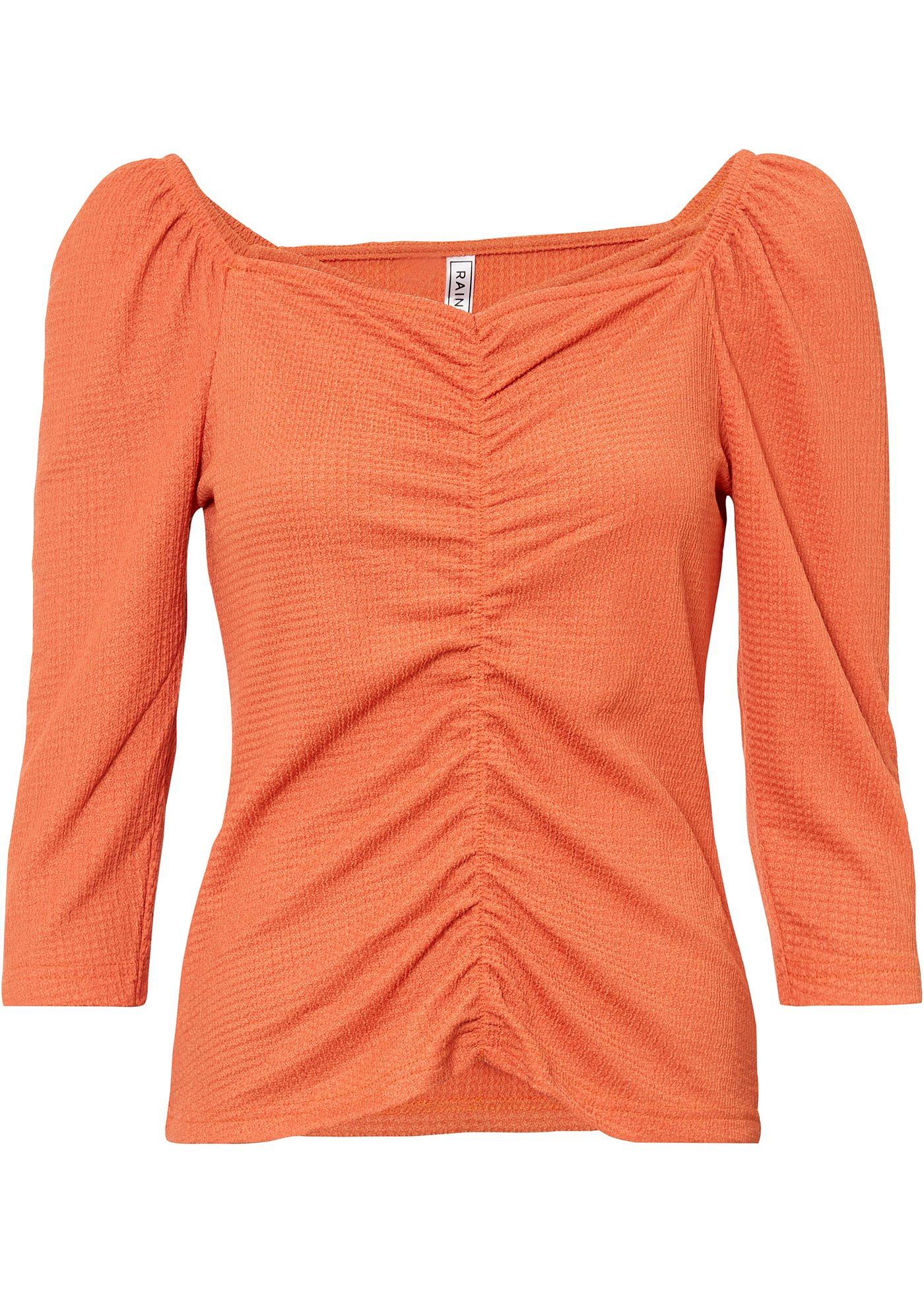 Longsleeve met hartvormige hals