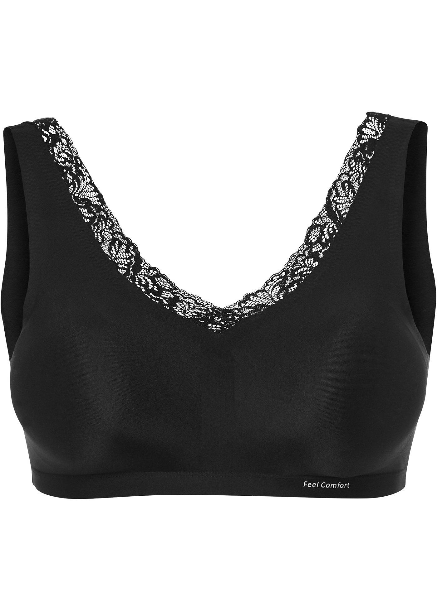 Naadloze Feel Comfort bralette met gevulde cups en gerecycled materiaal