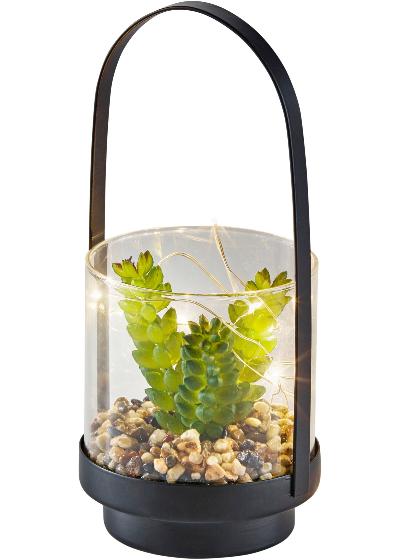 LED kunstplant in glas