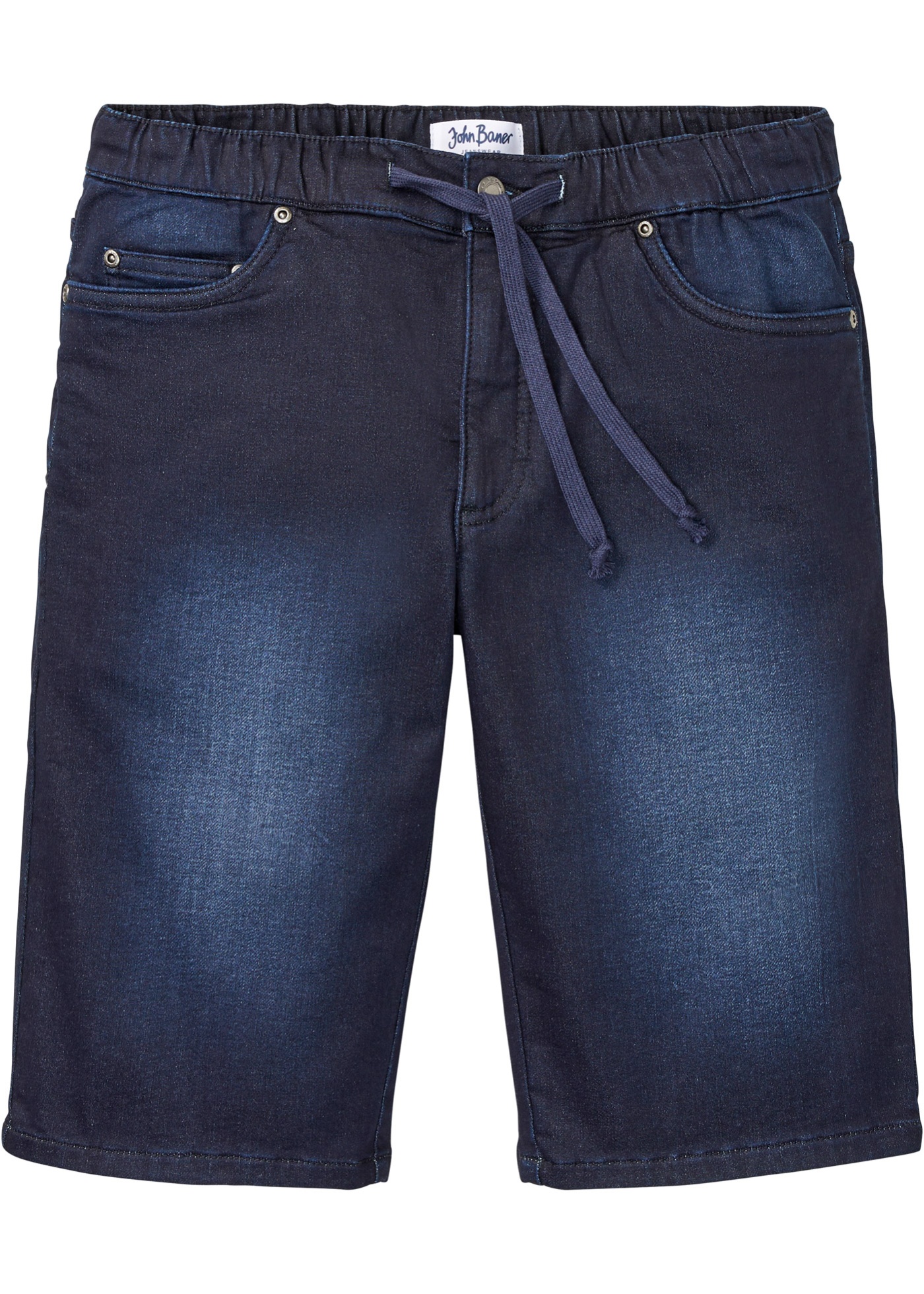 Sweat jeans bermuda met comfort fit, regular fit