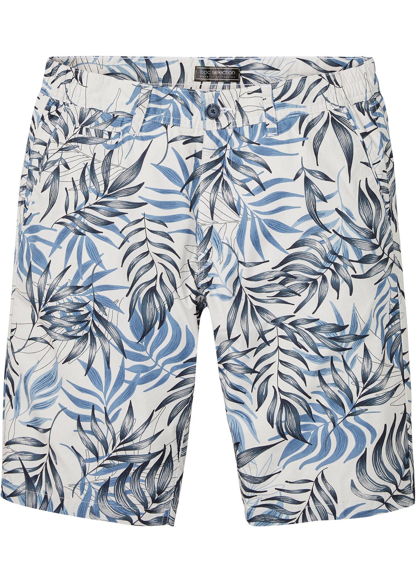 Regular fit bermuda met print