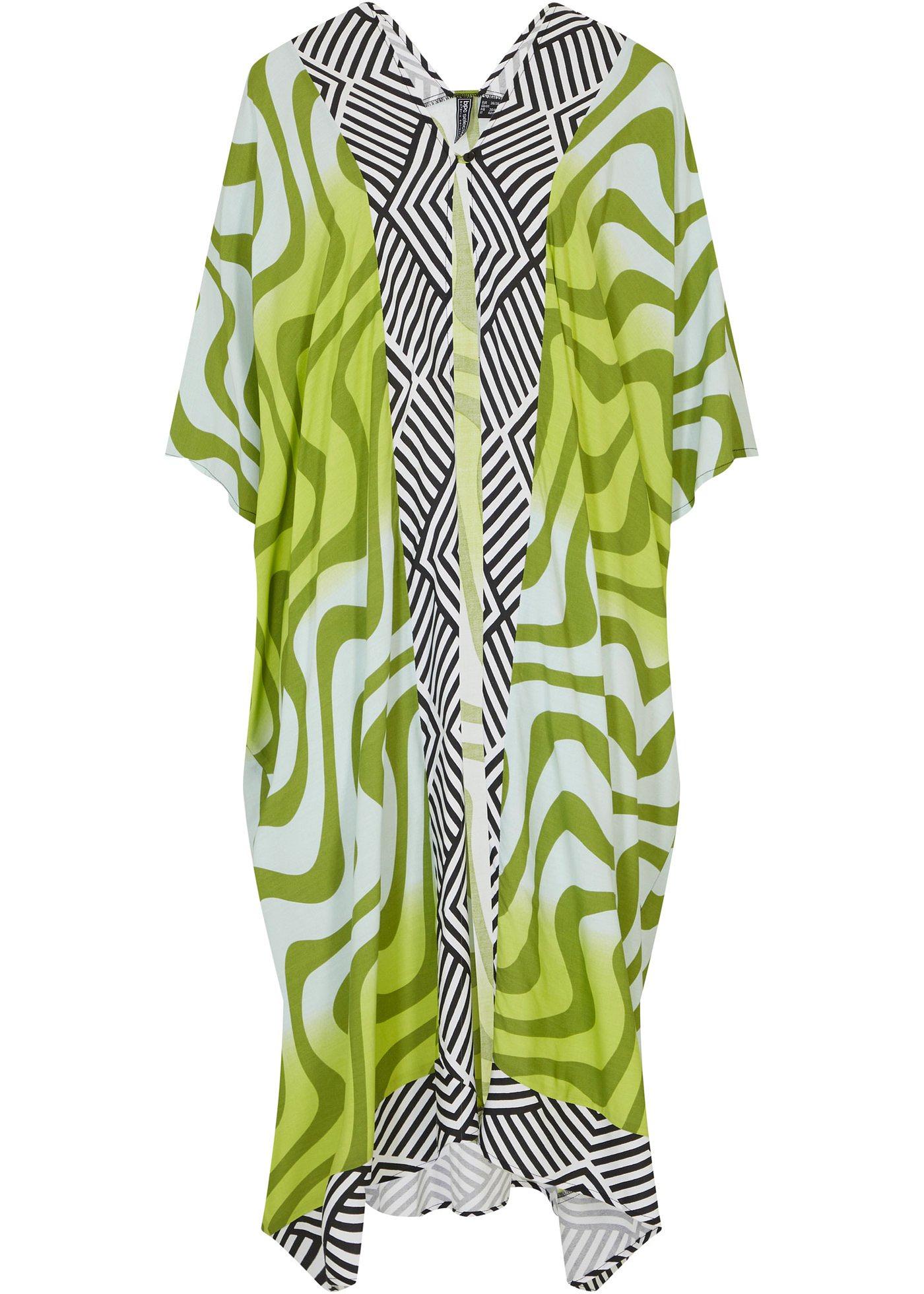 Kaftan strandjurk van viscose