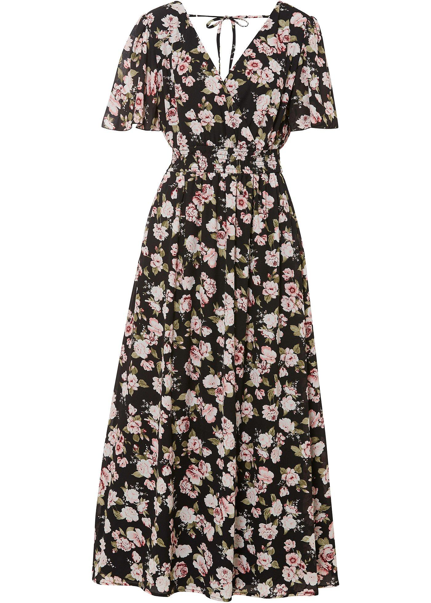 Maxi jurk met bloemenprint