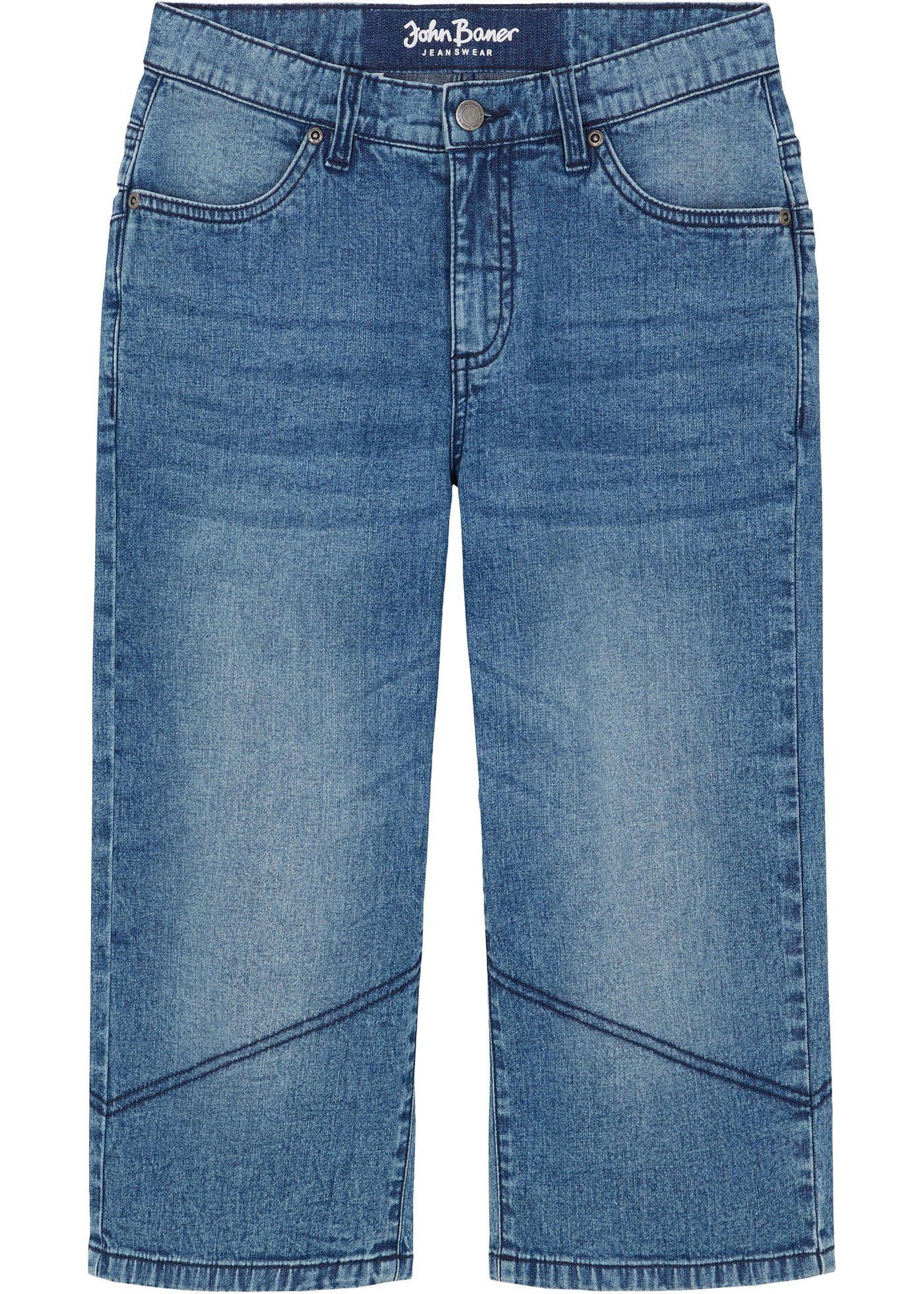 Jongens lange stretch jeans bermuda