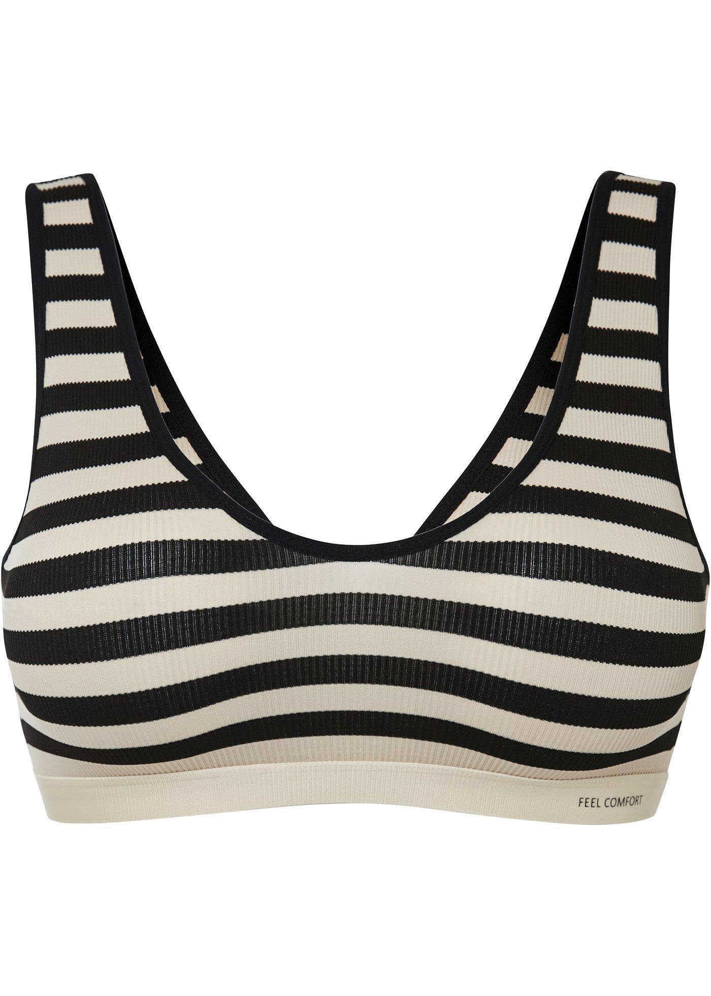 Naadloze Feel Comfort bralette, geribd