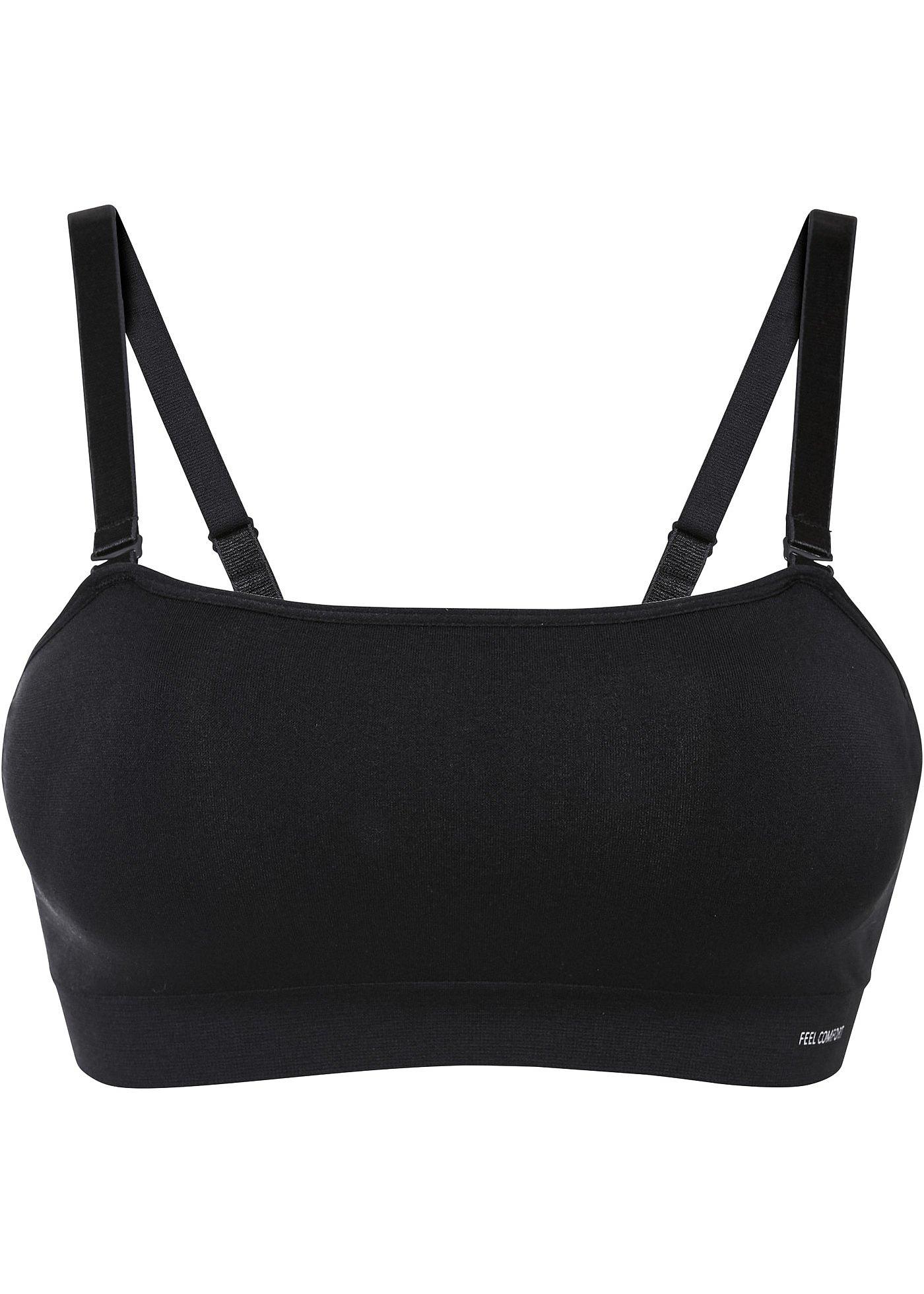 Naadloze Feel Comfort bandeau bh met gevulde cups en afneembare shouderbandjes