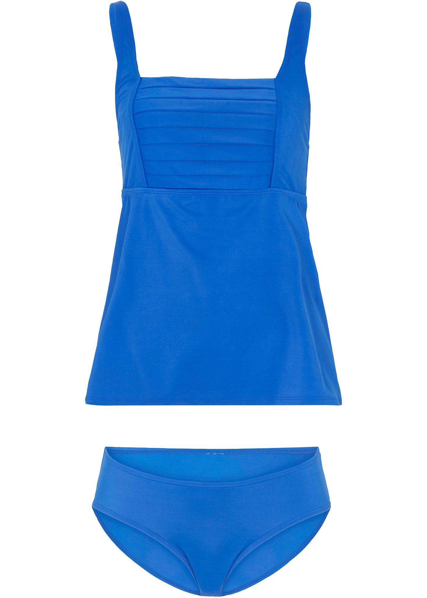 Tankini met gerecycled polyamide (2-dlg. set)