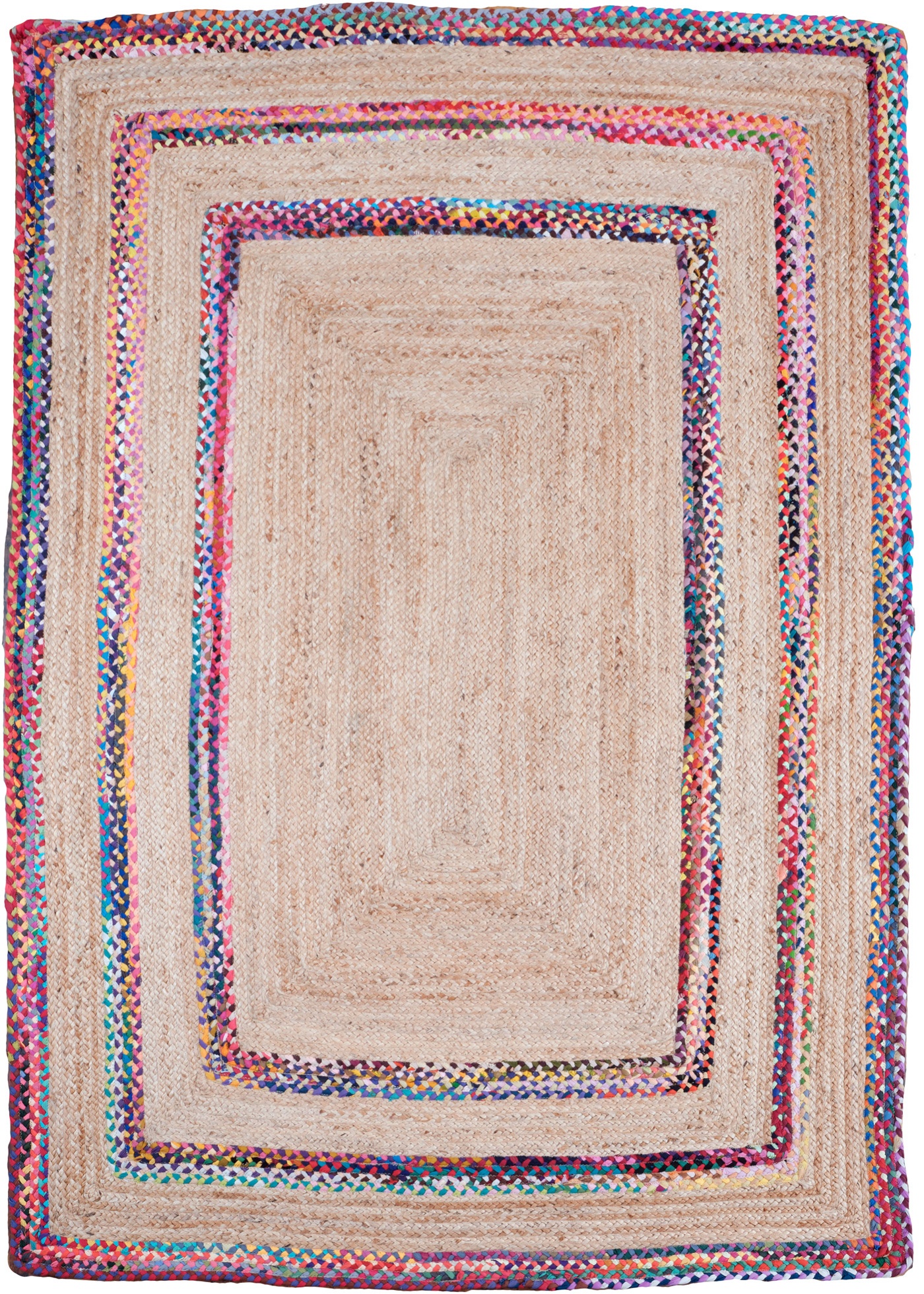 Kelim vloerkleed met kleurrijke strepen