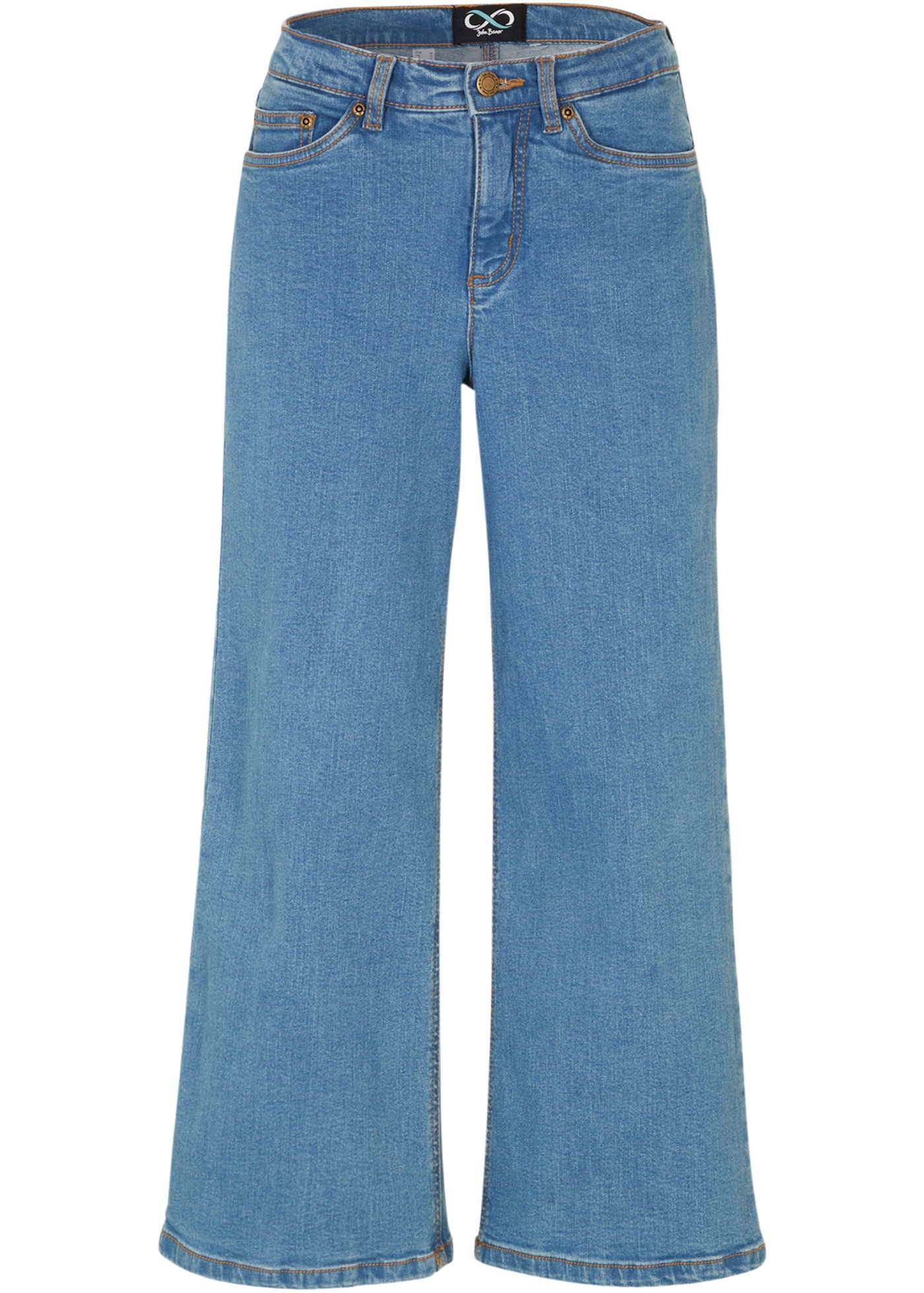 Essential 7/8 jeans, wide