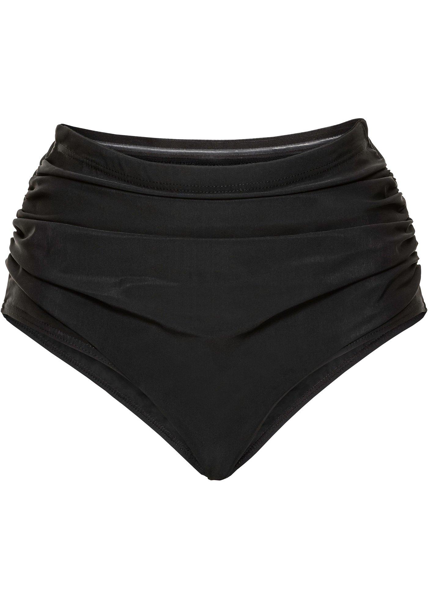 Mooi shaping bikinibroekje, licht corrigerend zwart