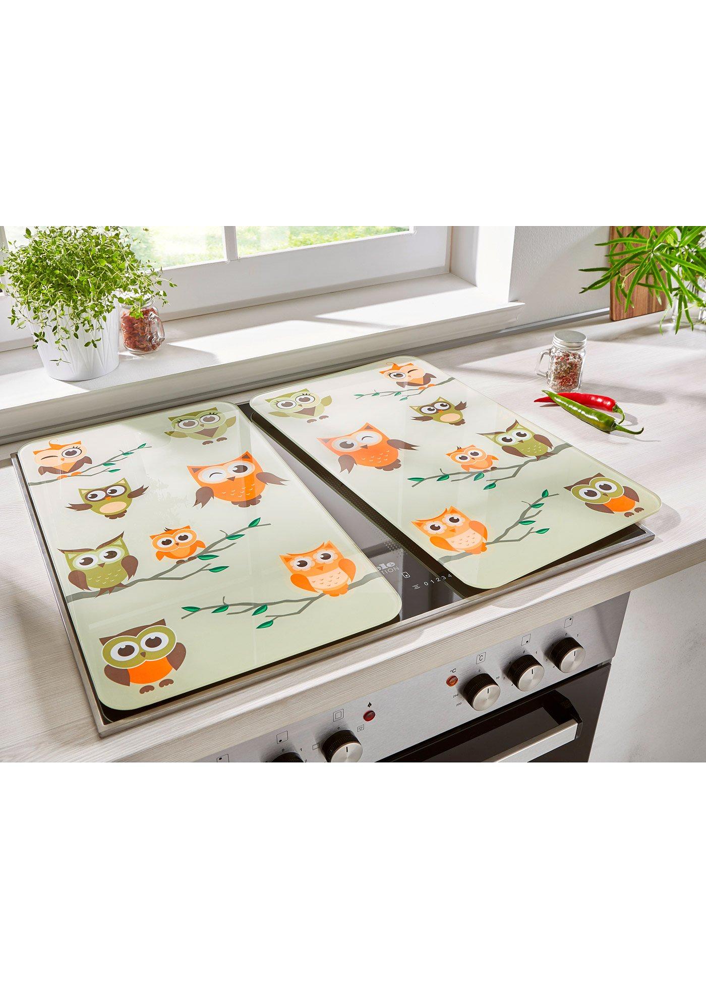 Bonprix Fornuisafdekplaten Uilen Set Van 2 bonprix kopen in de aanbieding