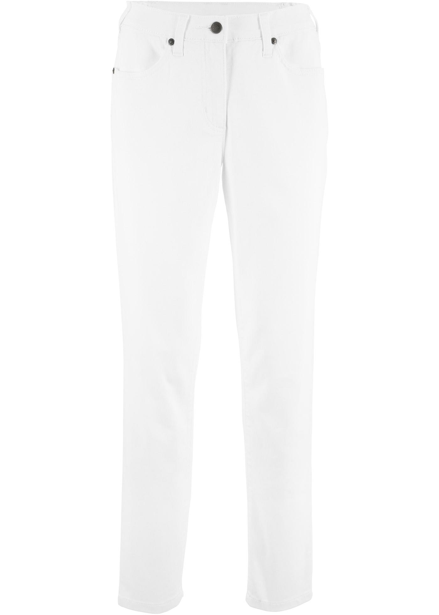 Stretch broek met comfortband, straight