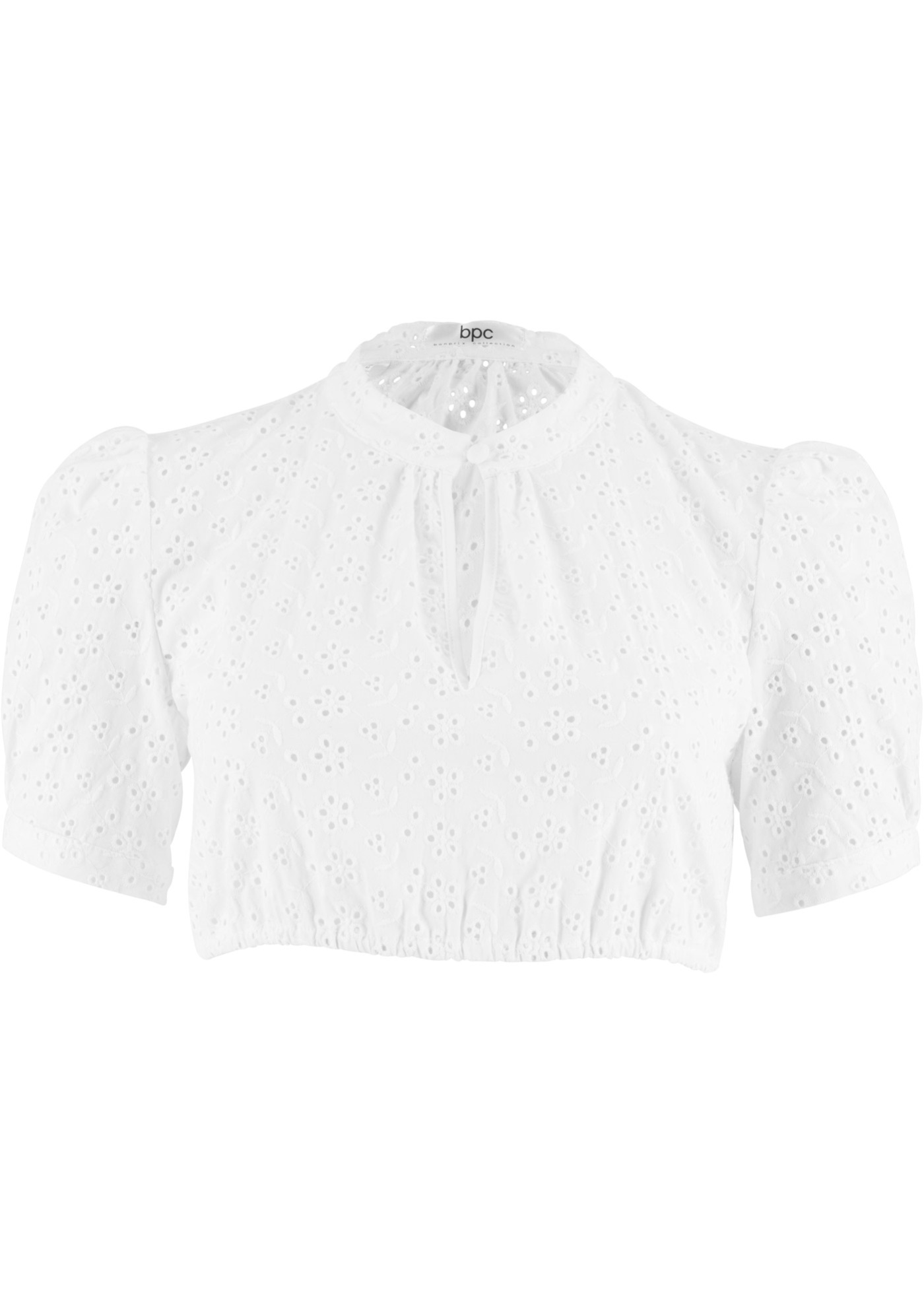 Dirndl blouse met broderie anglaise