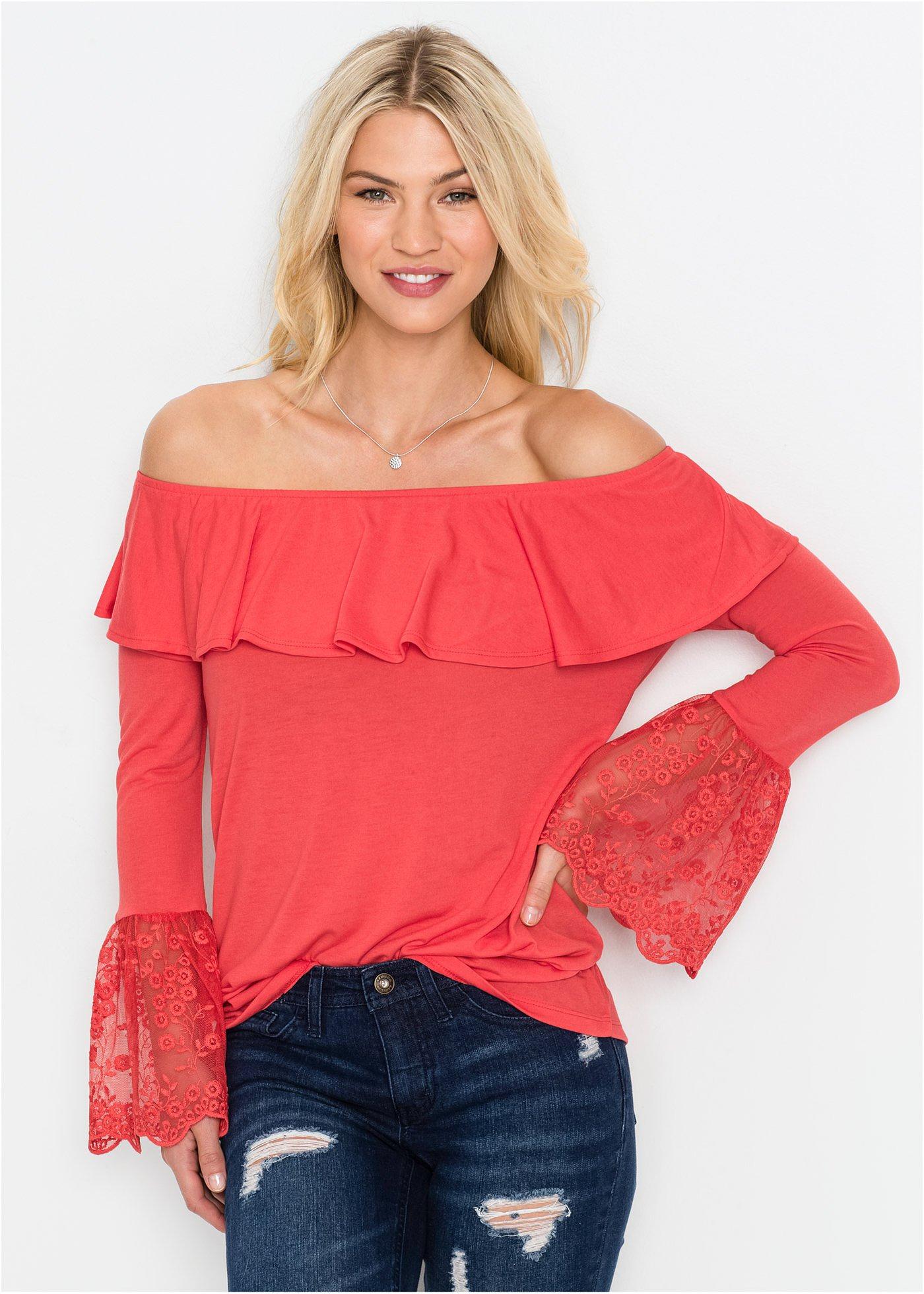 Bonprix Carmenshirt bonprix kopen in de aanbieding