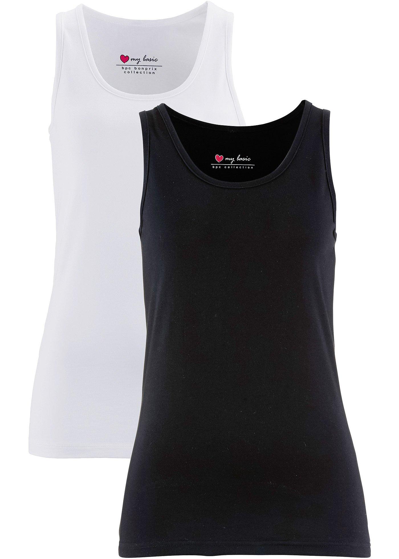 Stretch tanktop (set van 2)