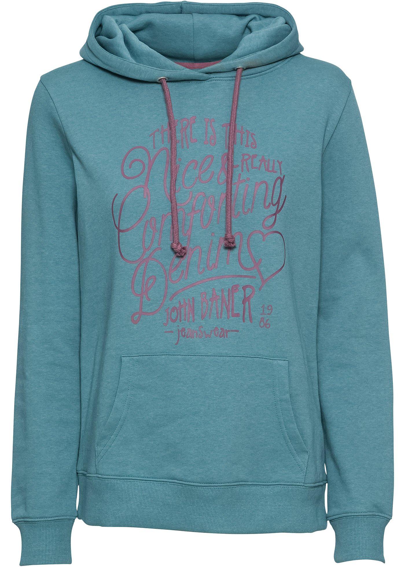 Hoodie met print