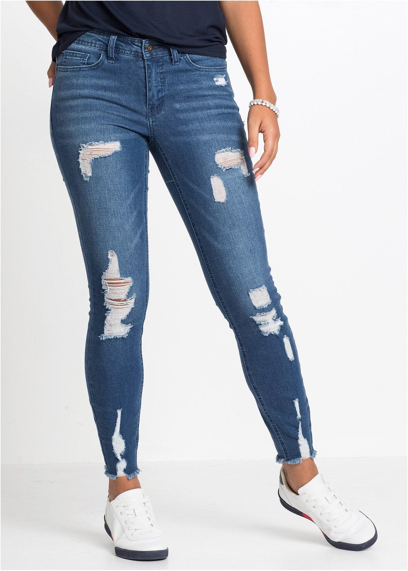 Bonprix Super Skinny Jeans Destroyed bonprix kopen in de aanbieding Bonprix Super Skinny Jeans Destroyed bonprix kopen in de aanbieding