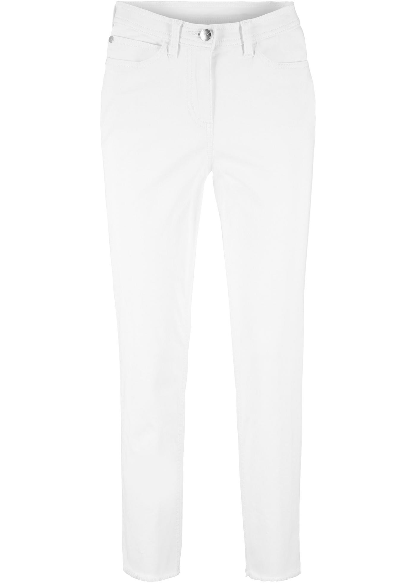 7/8 broek met rafelige randen